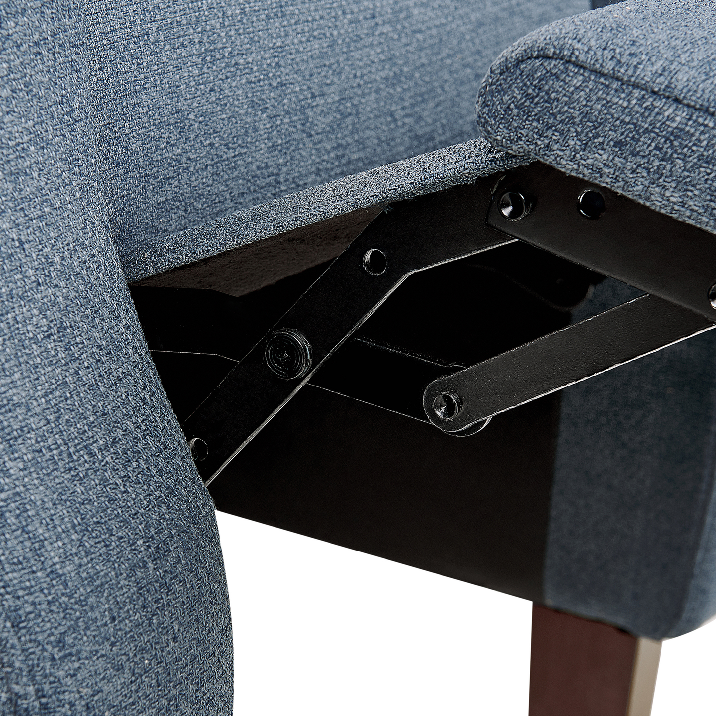 Fernsehsessel EGERSUND Stoff Dunkelblau