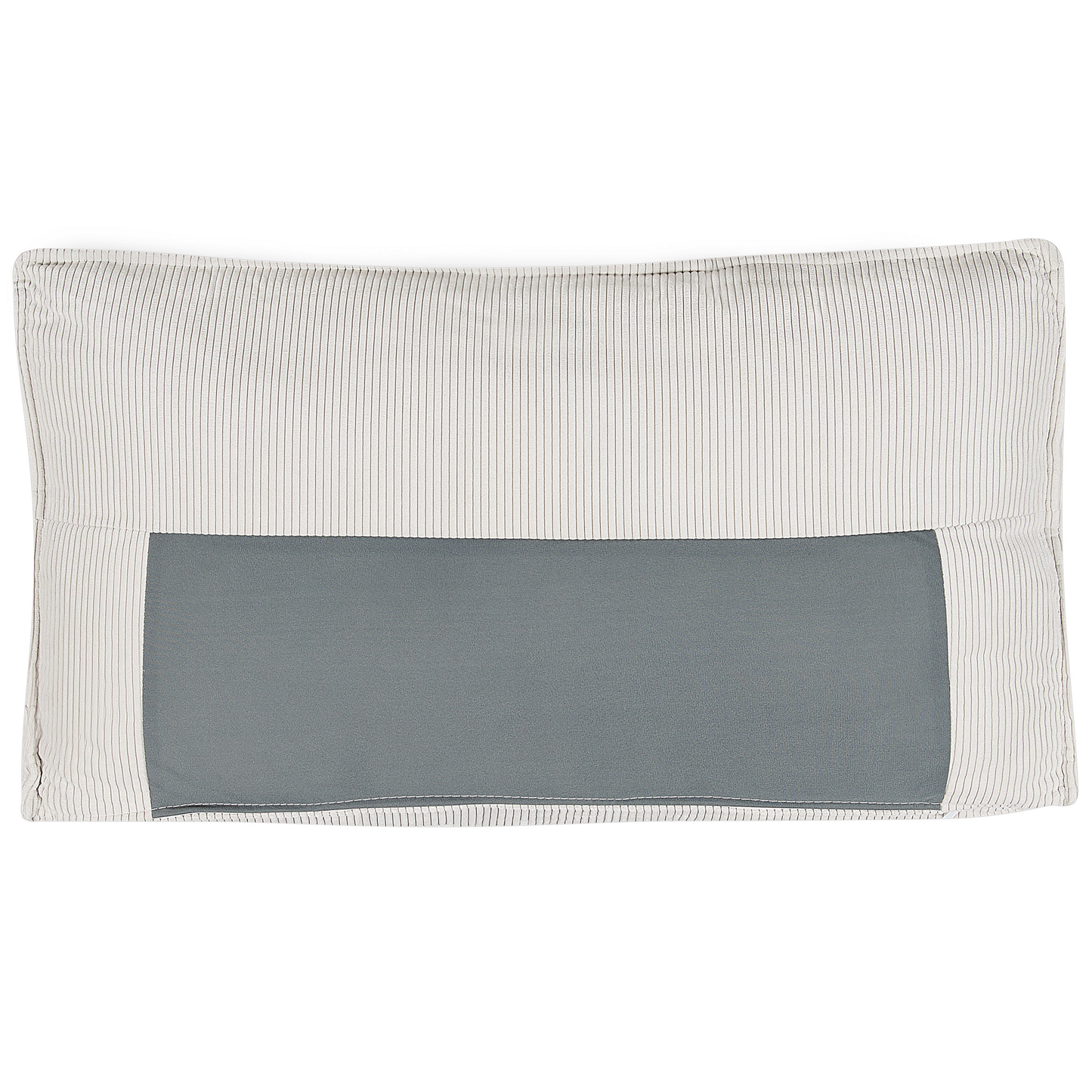 2-Sitzer Ecksofa Cord cremeweiss rechtsseitig mit Schlaffunktion ABACKA