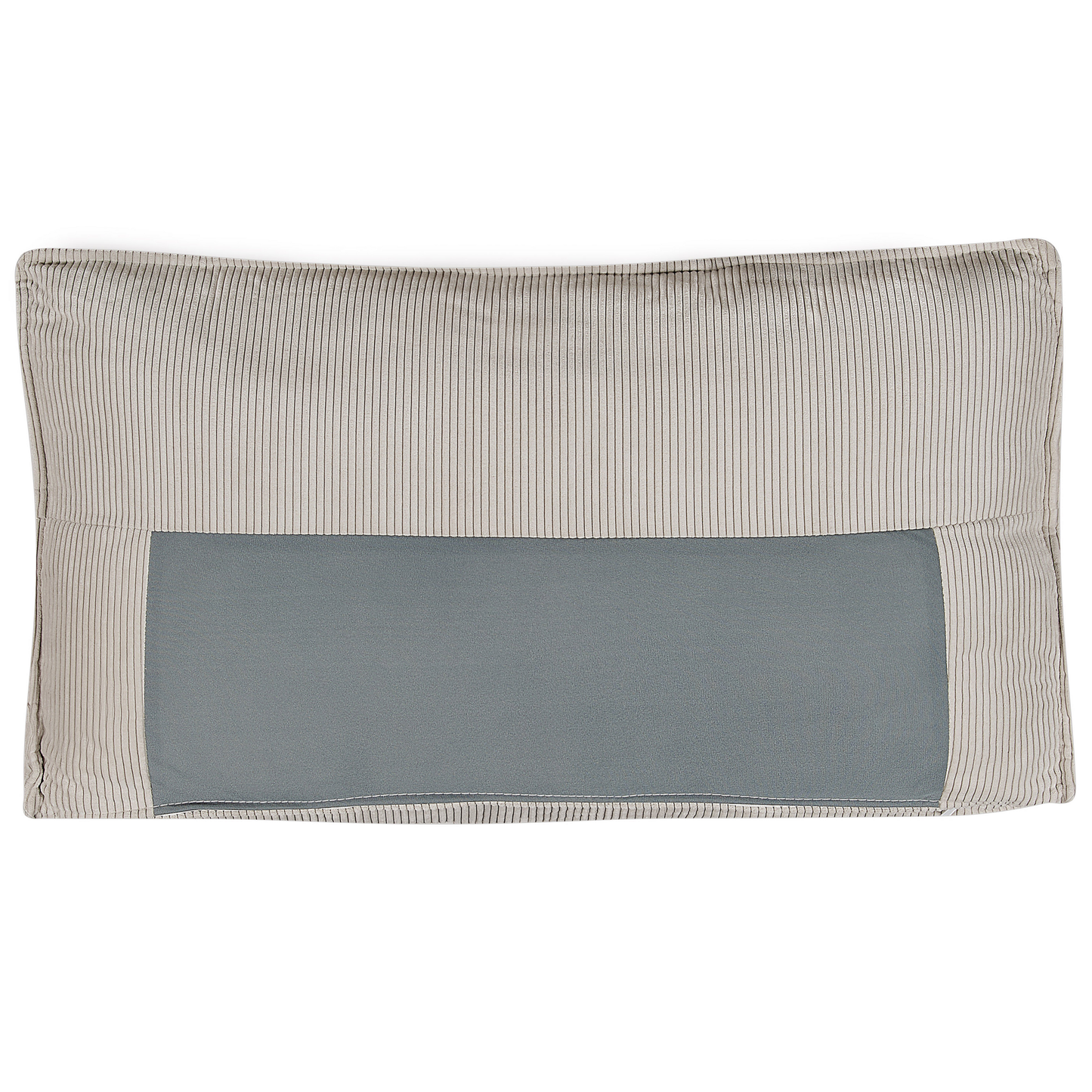 2-Sitzer Ecksofa Cord beige rechtsseitig mit Schlaffunktion ABACKA
