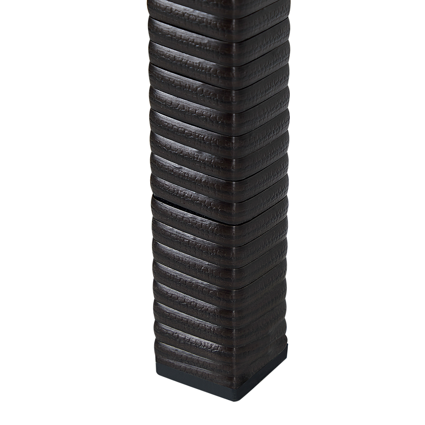 Blumentopf mit Beinen CARAGANA PE Rattan 77 cm Dunkelbraun
