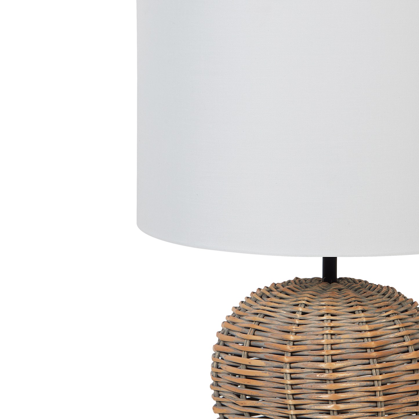 Tischleuchte FURELOS Rattan Naturfarben