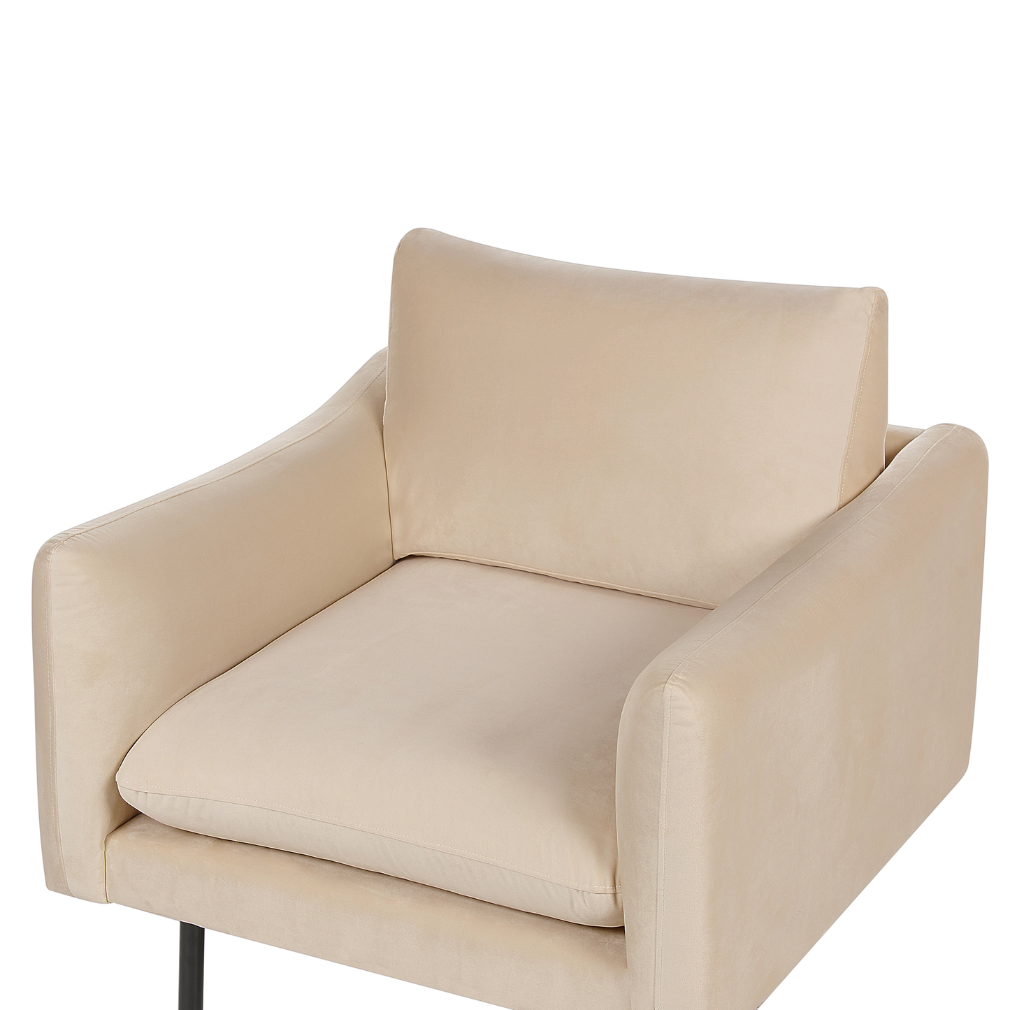 Sessel VINTERBRO Samtstoff Beige