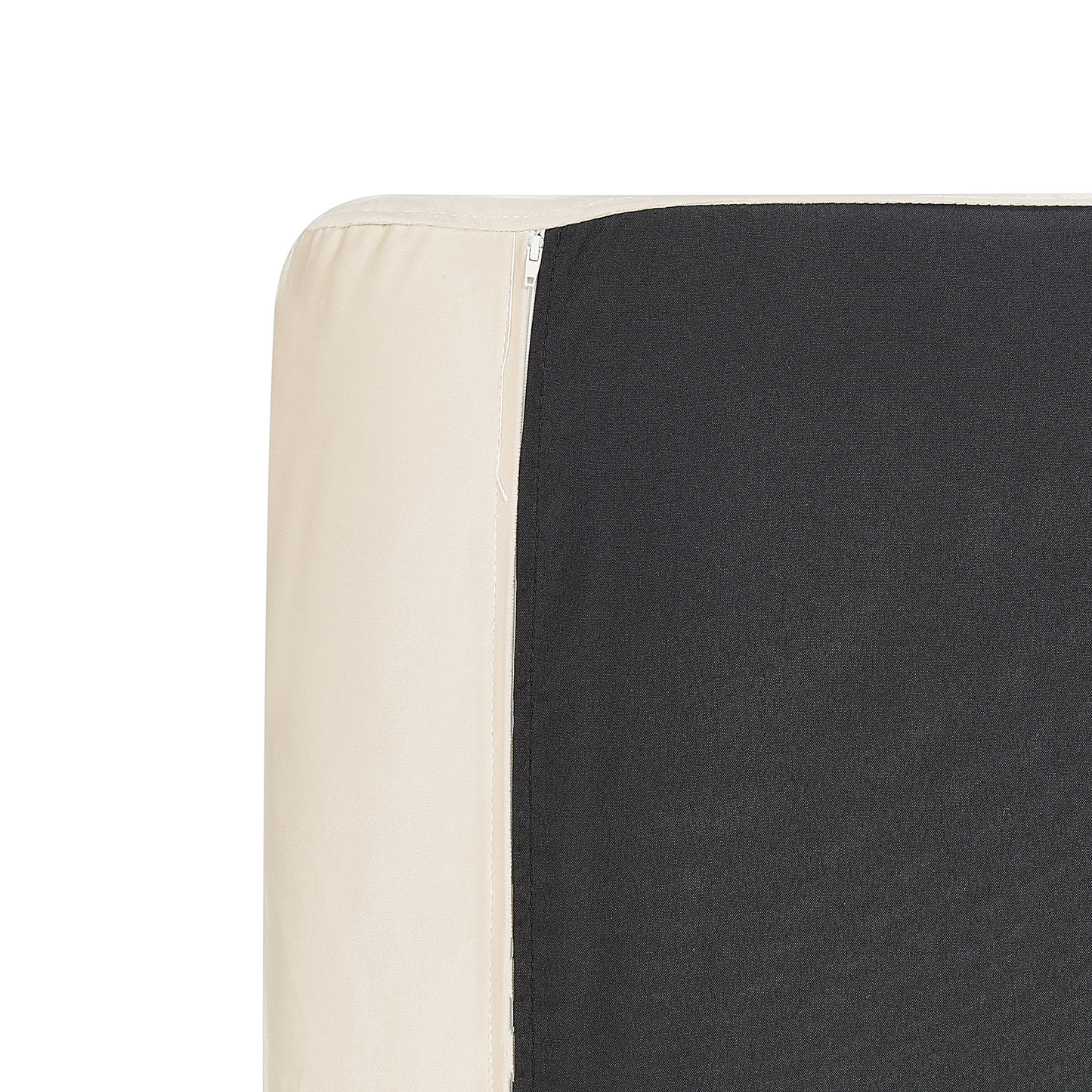 Sessel VINTERBRO Samtstoff Hellbeige