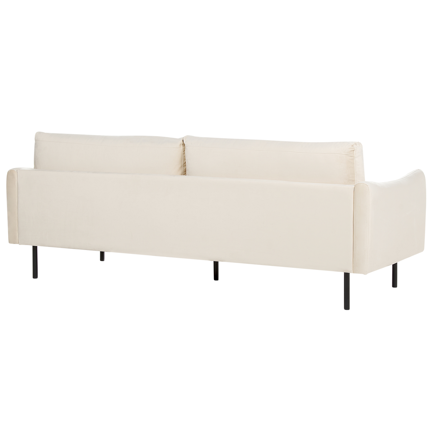Sofa Set Samtstoff hellbeige 4-Sitzer VINTERBRO