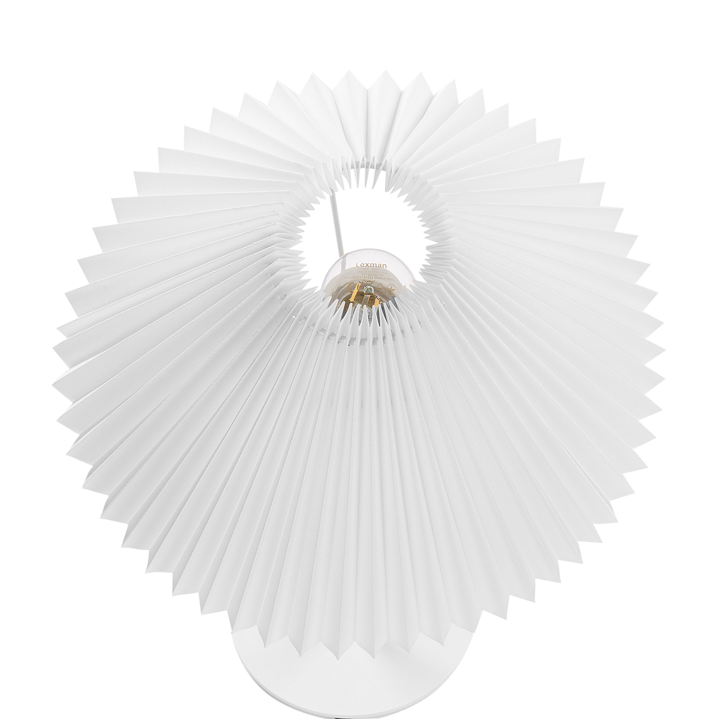 Tischleuchte ALWERO Metall Weiss