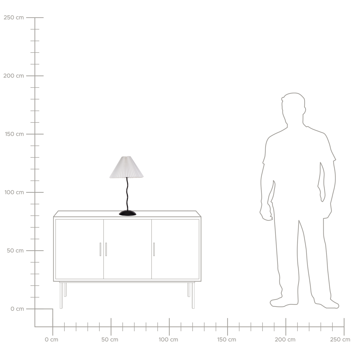 Tischleuchte JIKAWO Metall Weiss
