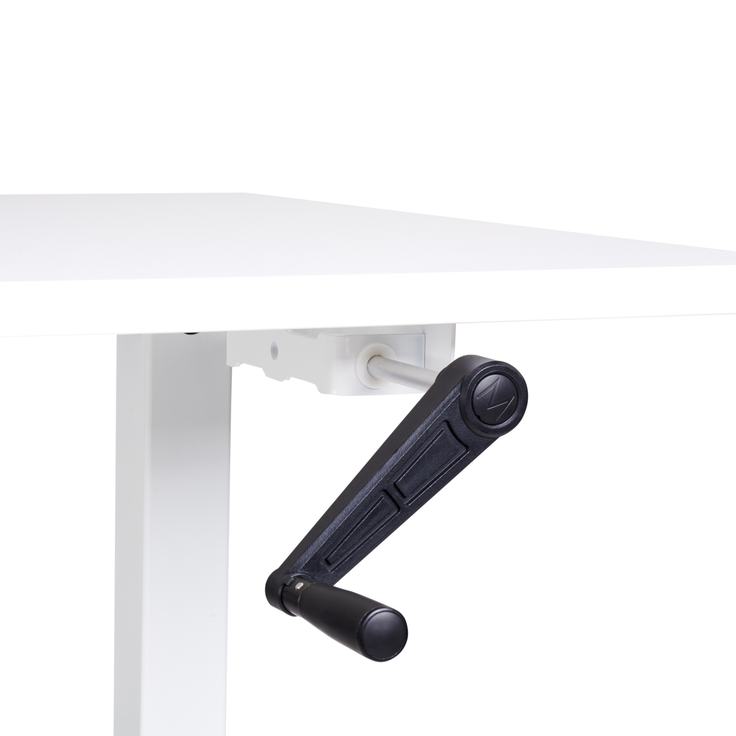 Schreibtisch weiss 160 x 72 cm manuell höhenverstellbar DESTINES