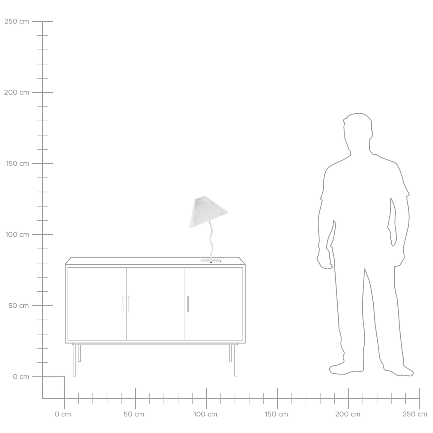 Tischleuchte ALWERO Metall Weiss