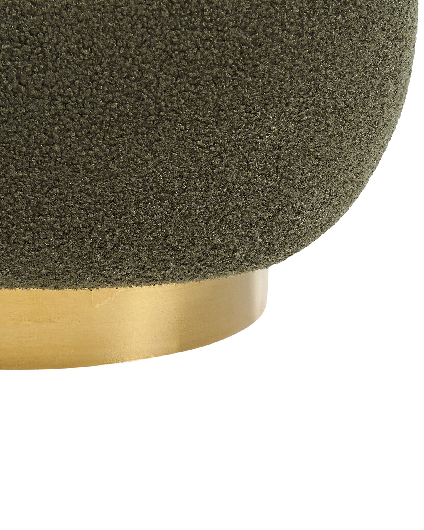 Sessel LOVIISA Bouclé Dunkelgrün