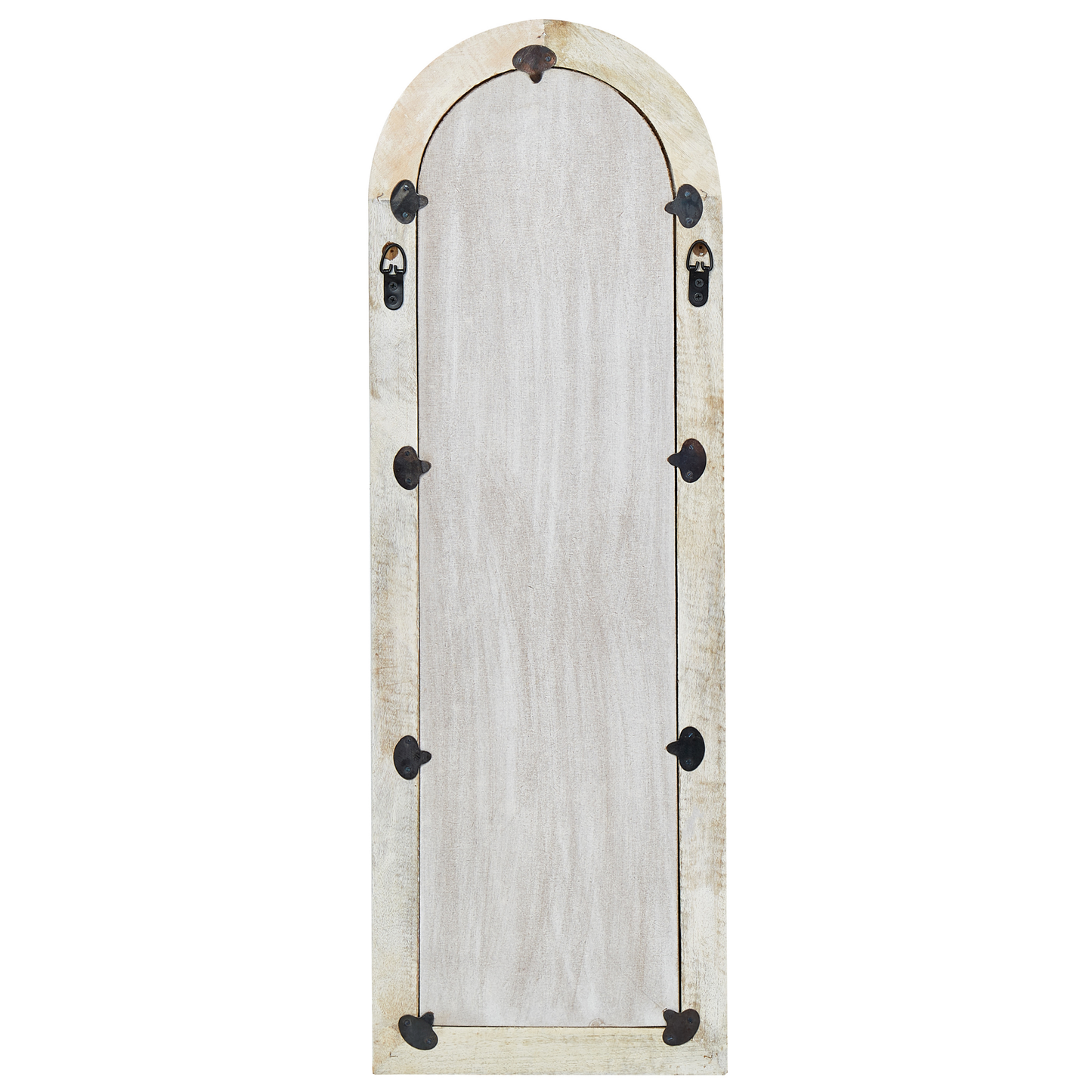 Wandspiegel SARRY 31 cm 91 cm Holz Weiss