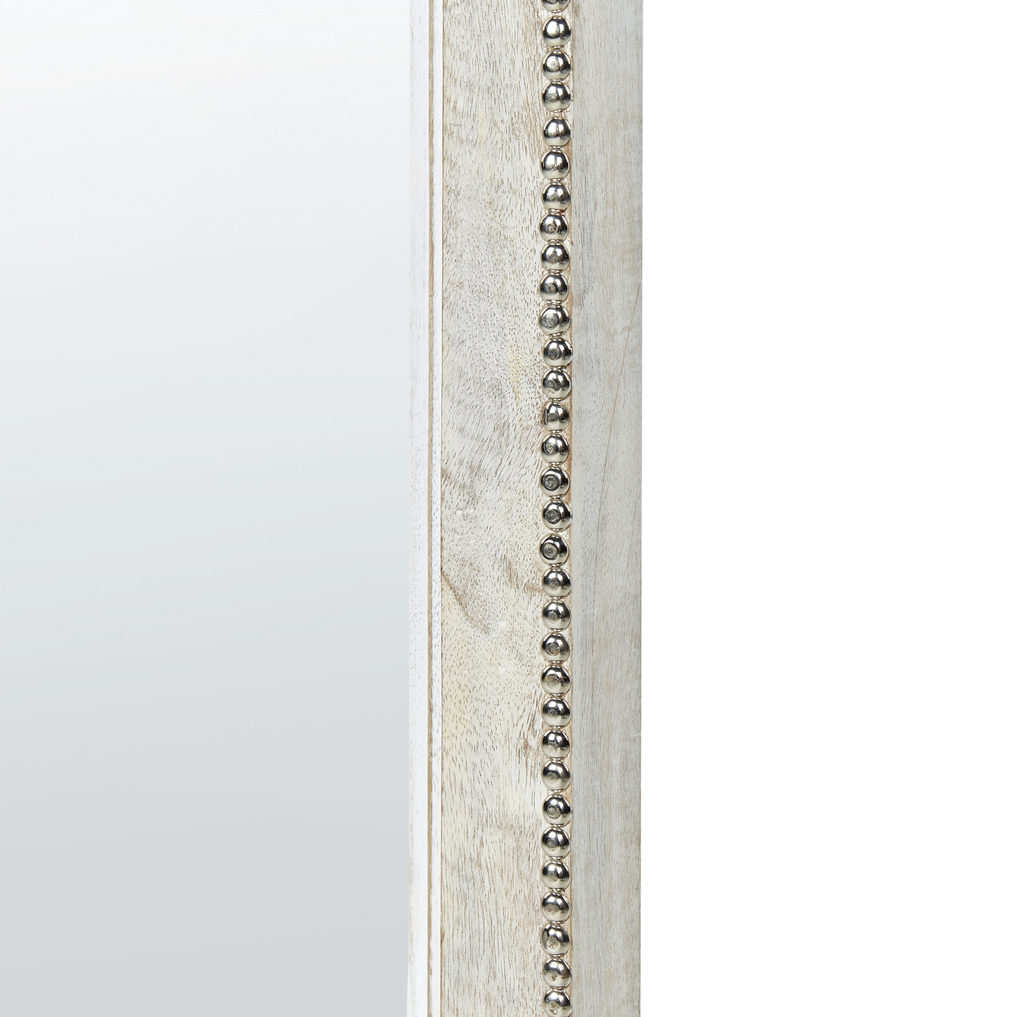 Wandspiegel SARRY 31 cm 91 cm Holz Weiss