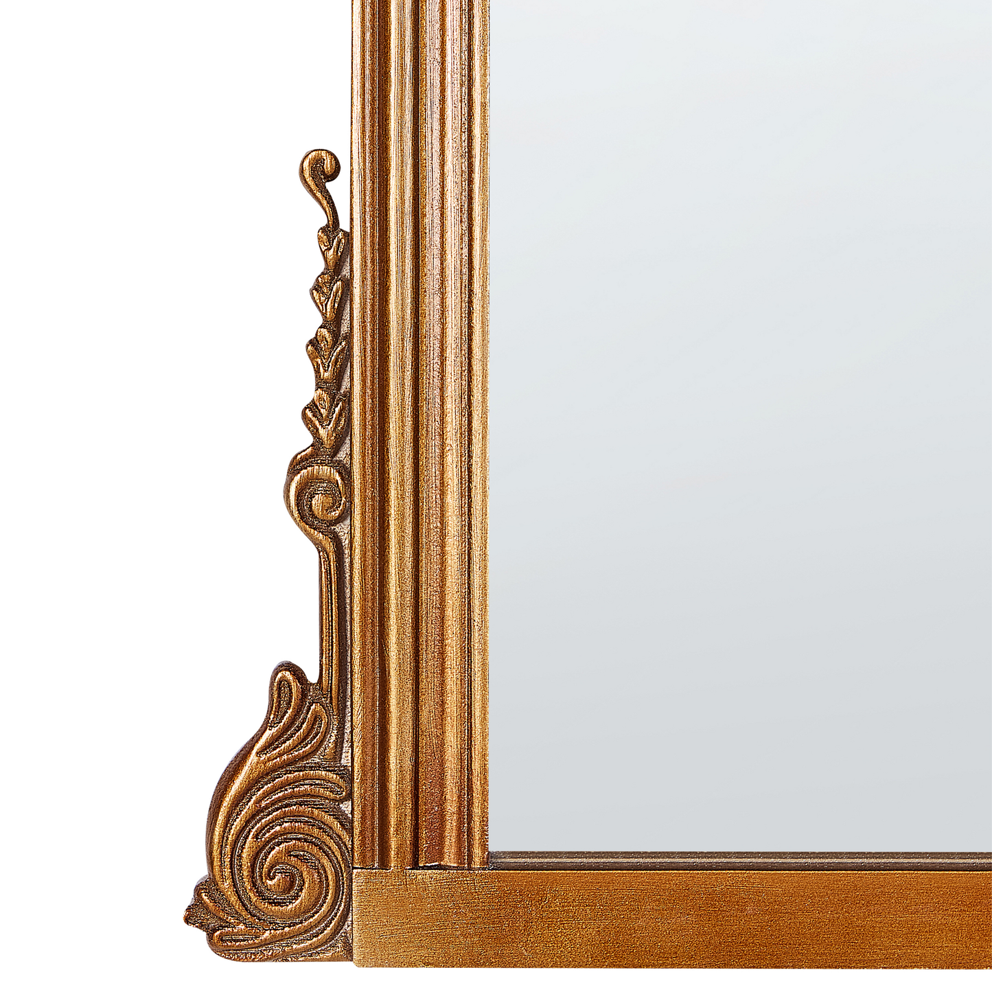Wandspiegel SUSSEY 75 cm 78 cm Metall Gold