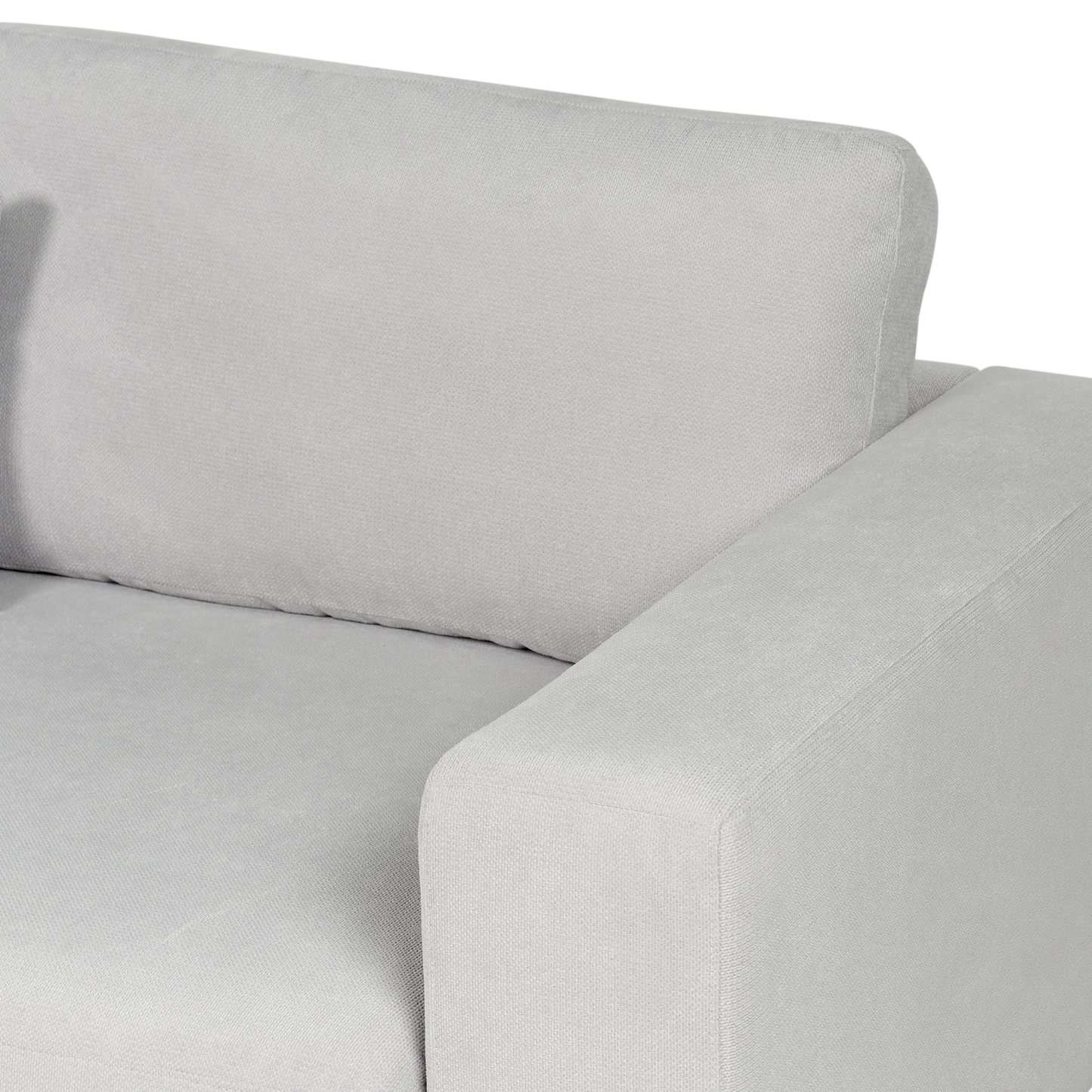 4-Sitzer Ecksofa hellgrau linksseitig LOFOTEN