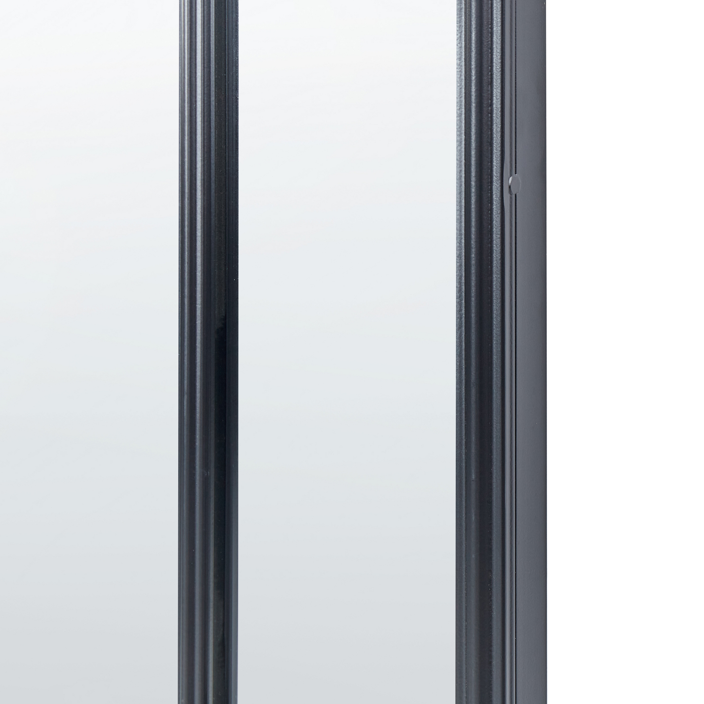 Wandspiegel CROSSES 60 cm 170 cm Metall Schwarz