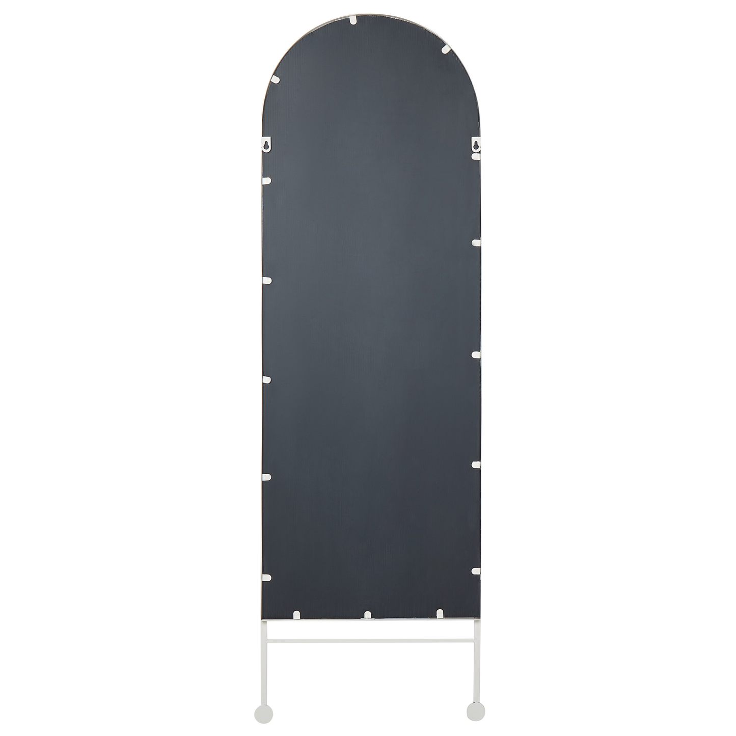 Wandspiegel JARNAGES 45 cm 145 cm Metall Weiss