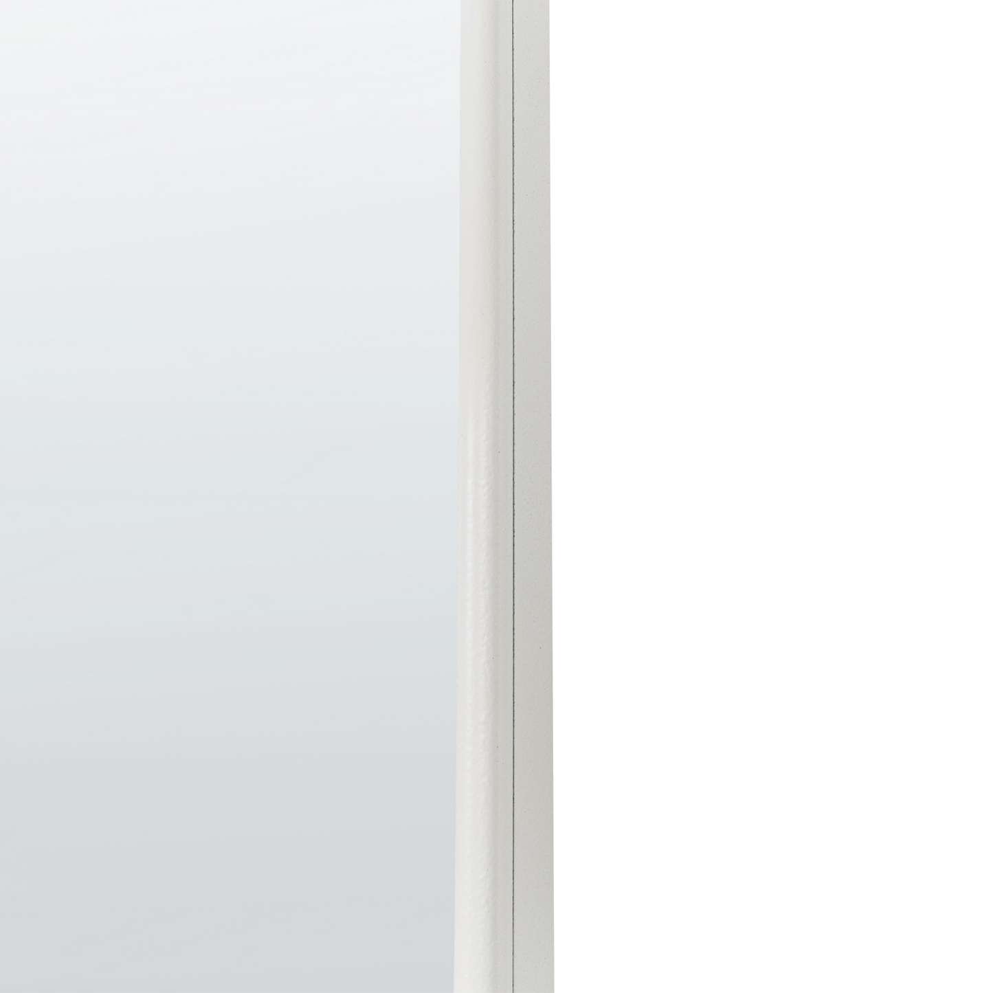 Wandspiegel JARNAGES 45 cm 145 cm Metall Weiss