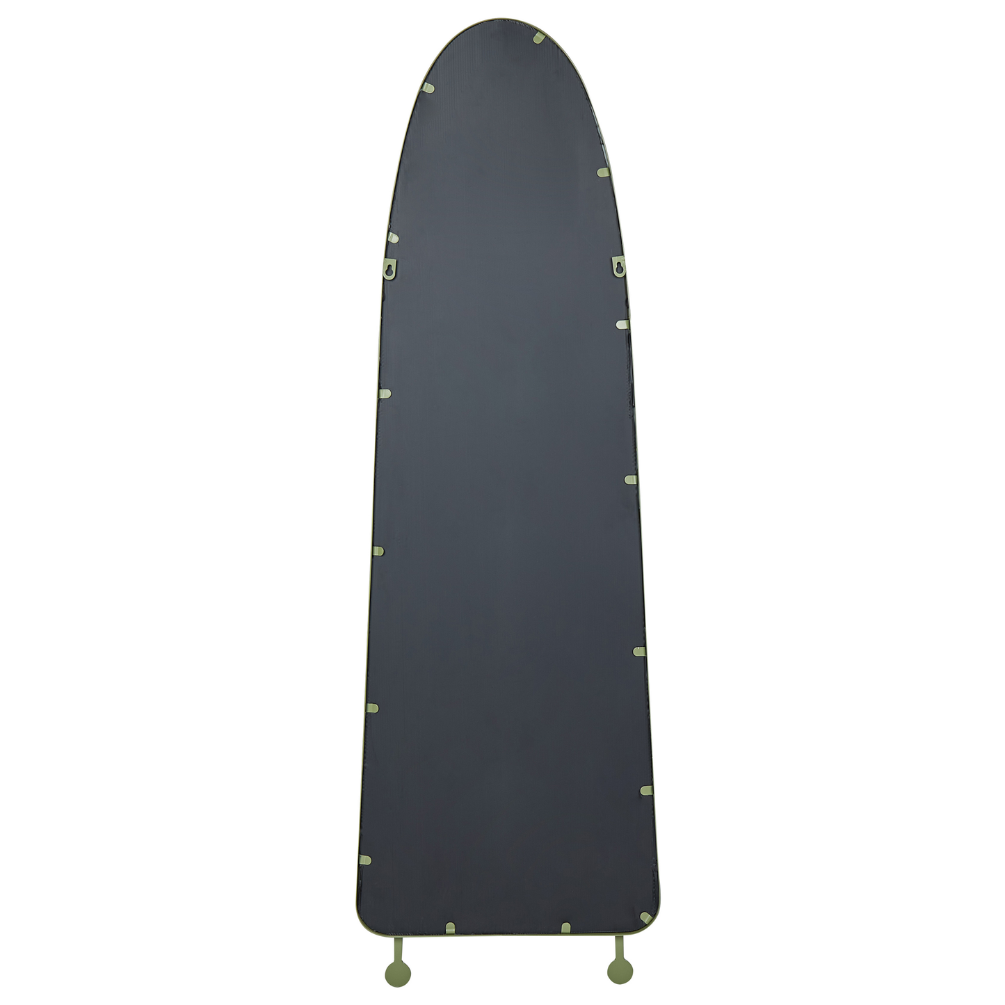 Wandspiegel PARNAY 45 cm 146 cm Metall Olivgrün