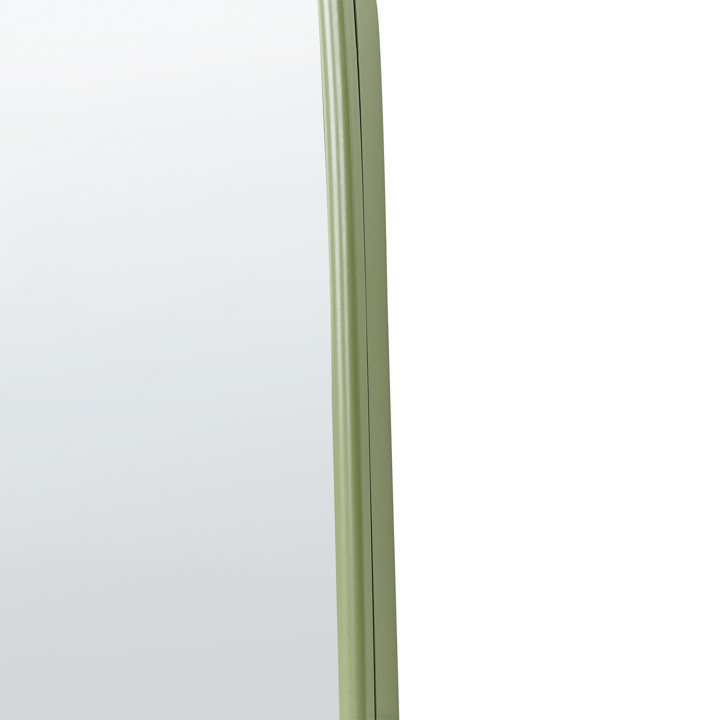 Wandspiegel PARNAY 45 cm 146 cm Metall Olivgrün