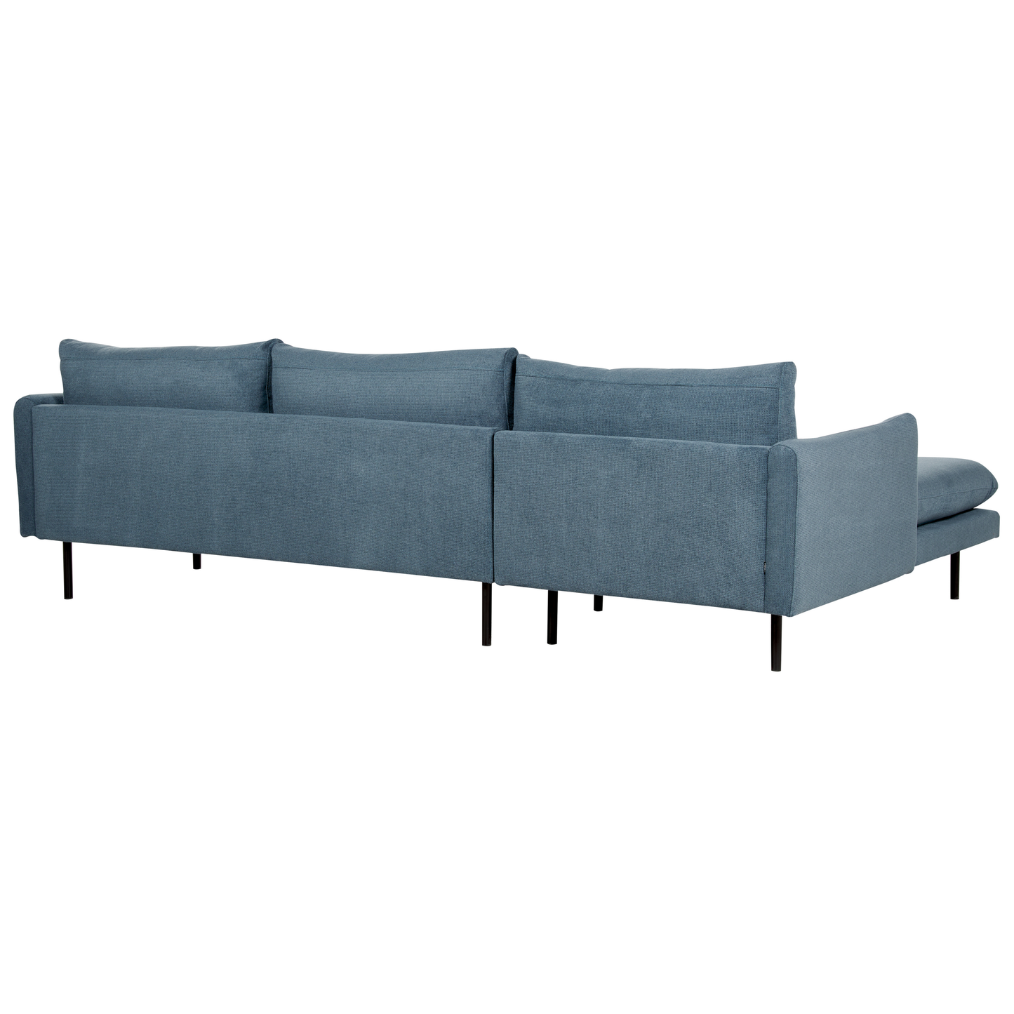 4-Sitzer Ecksofa blau rechtsseitig VINTERBRO