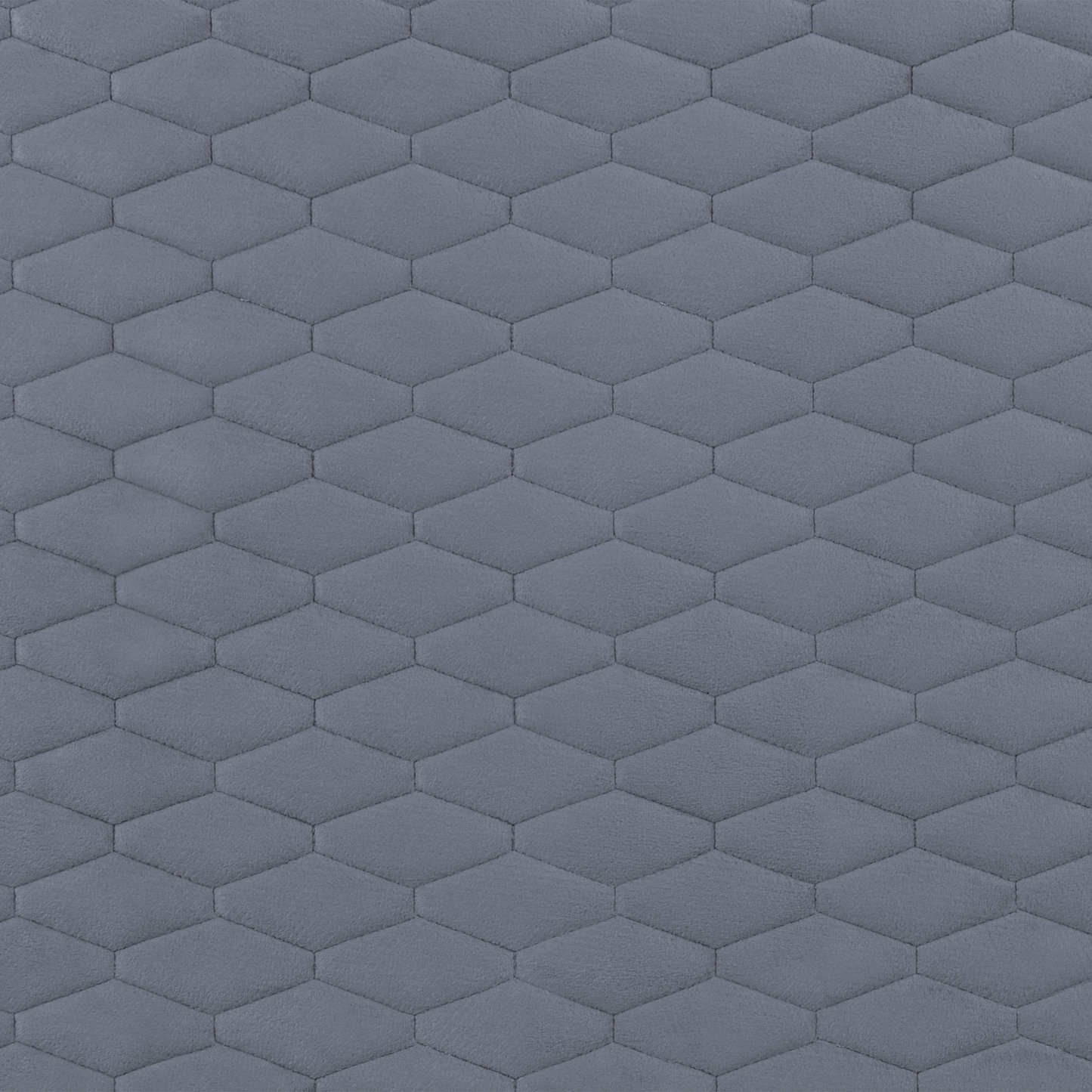 Bett mit Lattenrost Samtstoff BAYONNE 90 x 200 cm Grau