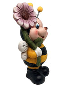 Deko Biene 
mit Blume im Arm 
8 x13 x 20cm