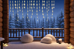 LED Lichtervorhang Outdoor dew drop "Icicle" mit Total 240 LED