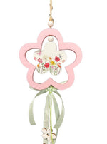 Deko Hänger Blume aus Holz T0.9cm x B13cm x L76cm