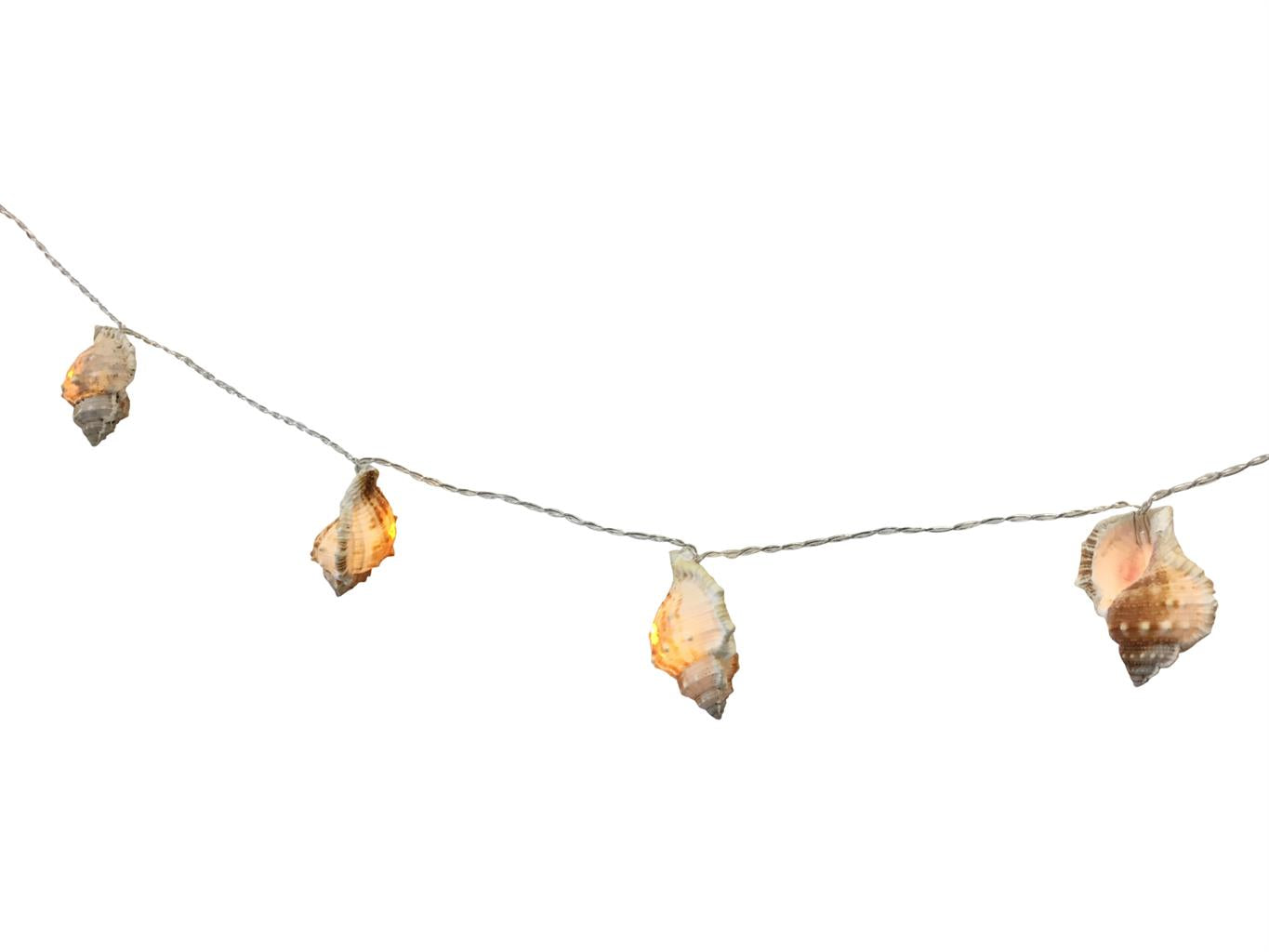 LED Lichterkette Maritim "Muschel" 10 LED L: 135cm