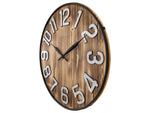 NeXtime horloge murale Aberdeen bois/métal, 50 cm