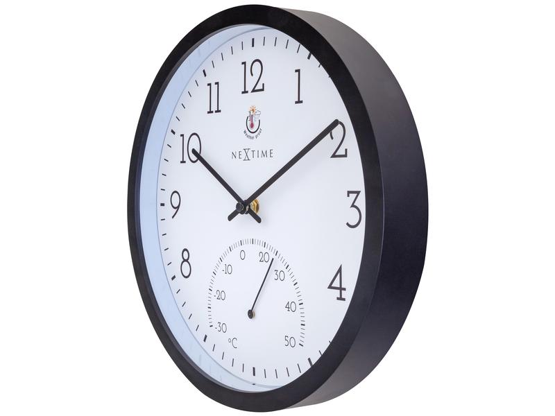 NeXtime horloge de jardin Souci Ø 30,2 cm, noir