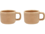 Villa Collection tasse à expresso Fjord 100 ml, lot de 2, crème 