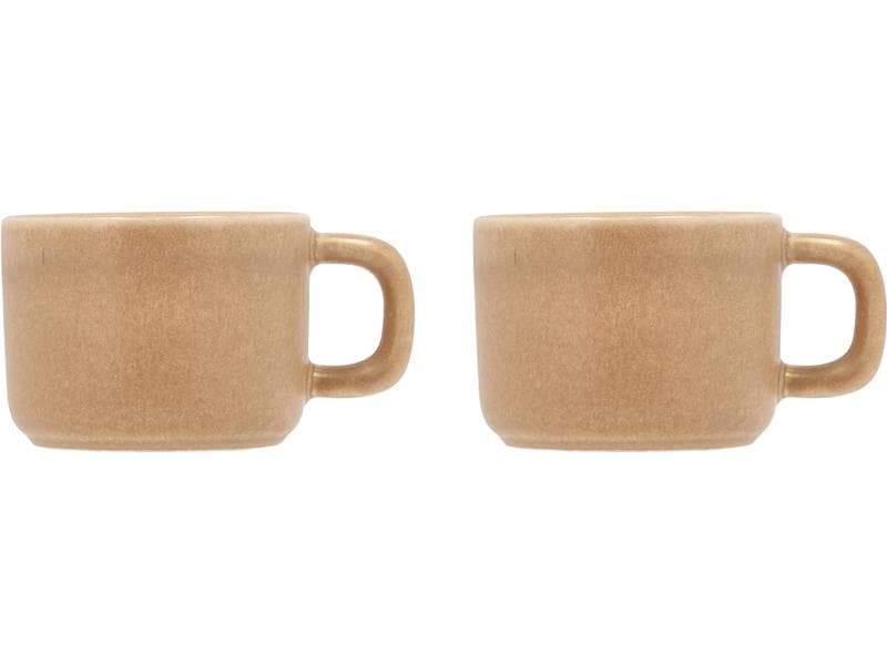 Villa Collection tasse à expresso Fjord 100 ml, lot de 2, crème 