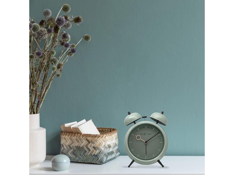 NeXtime Klassischer Wecker Golden Hour Teal