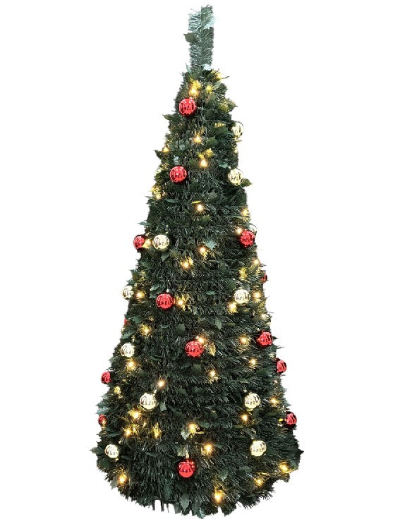 LED künstlicher Tannenbaum grün Pop-up-tree Höhe180cm mit 150 LED D:71cm