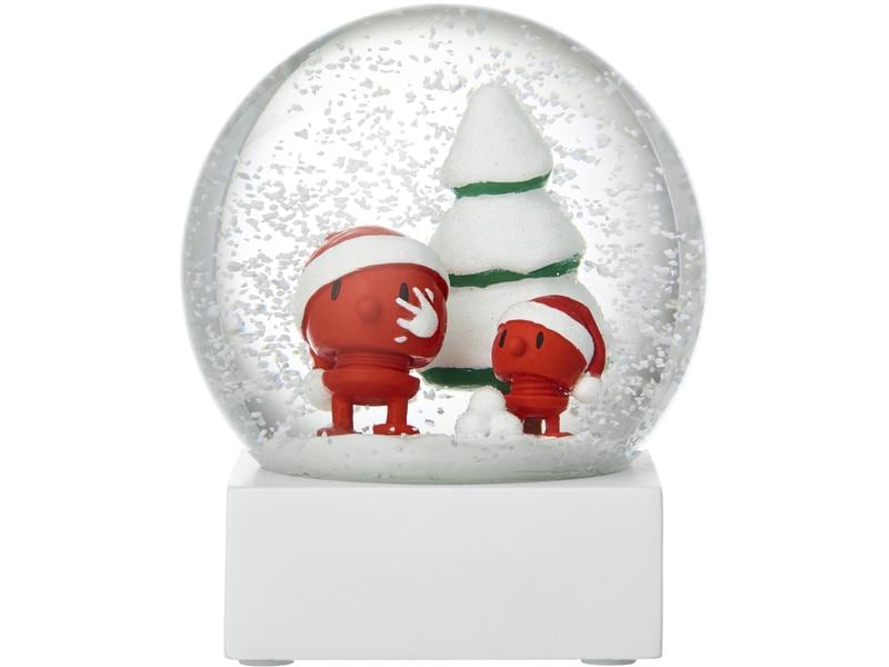 Hoptimist boule à neige Bumble Santa L 11,5 cm, verre 