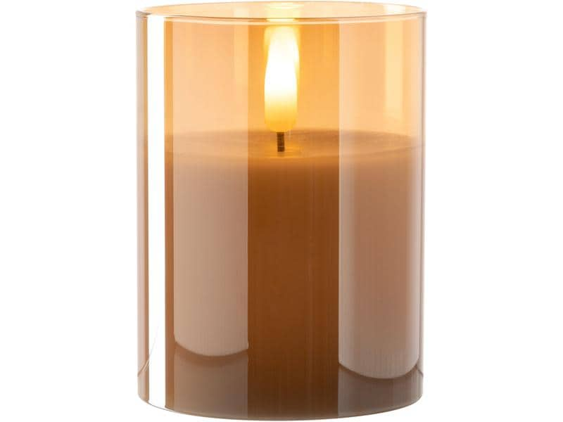 Candela LED Leonardo Autentico 11 x 8 cm, oro 