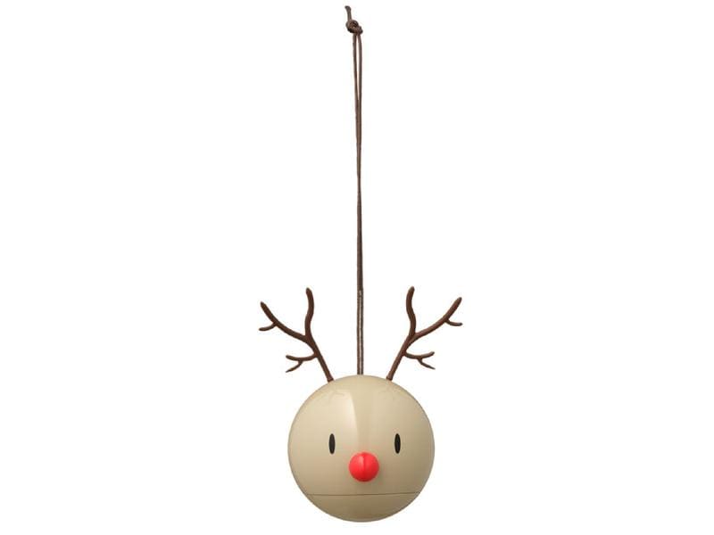 Hoptimist Boule de Noël renne 2 pièces, beige 