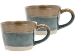 Villa Collection Tasse universelle Evig 300 ml, lot de 2, bleu/marron 