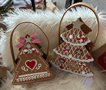 Tasche Xmas aus Filz als Tannenbaum