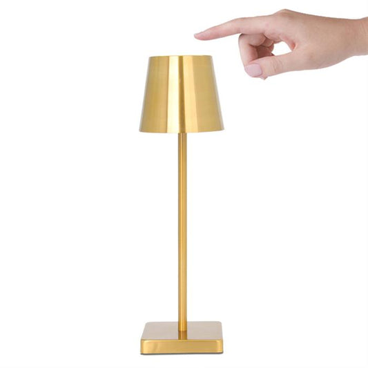 LED Tischlampe dimmbar für Aussenanwendung Farbe: Gold