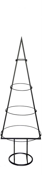 Tannenbaum 3D 
in Schwarz aus Metall 
H: 120cm D: 40cm