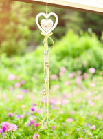 Deko Hänger Herz aus Holz T0.9cm x B13cm x L76cm