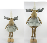 Deko Rentier Mädchen,
stehend mit 
ausziehbaren Beinen
Höhe 105cm