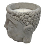 Citronella Kerze Buddha Kopf 
Material Zement
Grösse 13.5x13.5x13cm