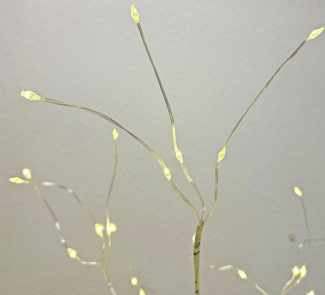 LED Birkenbaum Outdoor "Flower" dew drop mit 252 LED Höhe 180cm