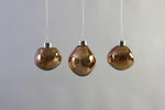Weihnachtskugel Glas organic 6er Set braun mercury D6-7cm
