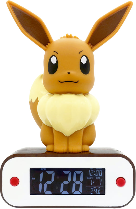 Pokémon - Digitaler Wecker Evoli [LED-Lampe]