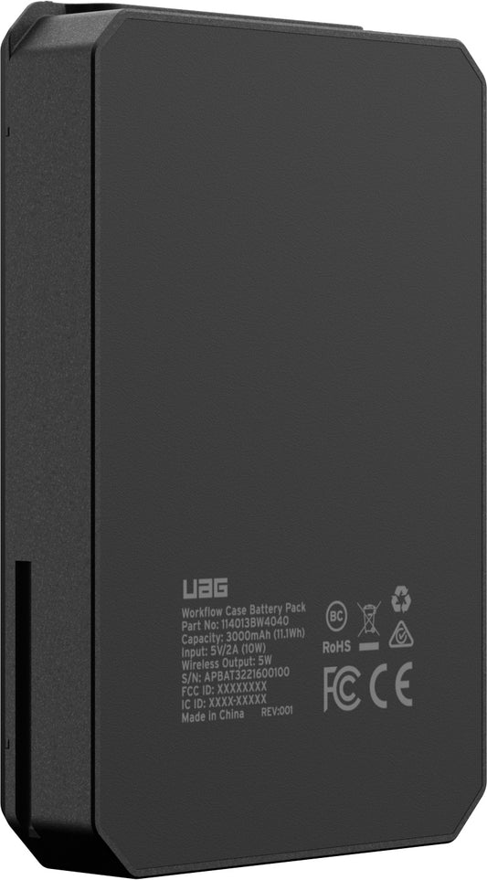 UAG Workflow 5000mAh Extended Battery Pack - black