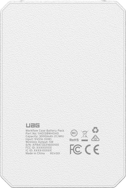 UAG Workflow 3000mAh Standard Battery Pack - Healthcare