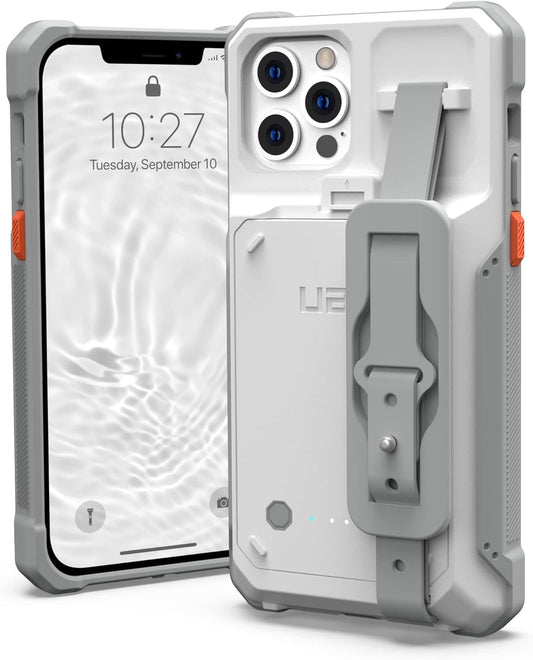 UAG Workflow Battery Case for Apple iPhone 13/14 - white/gray